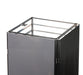 HUUM CLIFF stainless steel reflector panel mounted on the side of a CLIFF heater