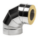 HUUM Double-wall, Insulated Sauna Stove Chimney 90 degree Elbow Stainless Steel | HK003-02 HUUM Dreamwood Living