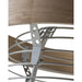 Close-up of the stainless steel support of the HUUM HIVE Mini safety rail