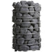 HUUM stainless steel stone cage for HIVE sauna stoves, filled with stones