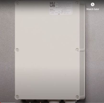 HUUM UKU main control module with the cover closed