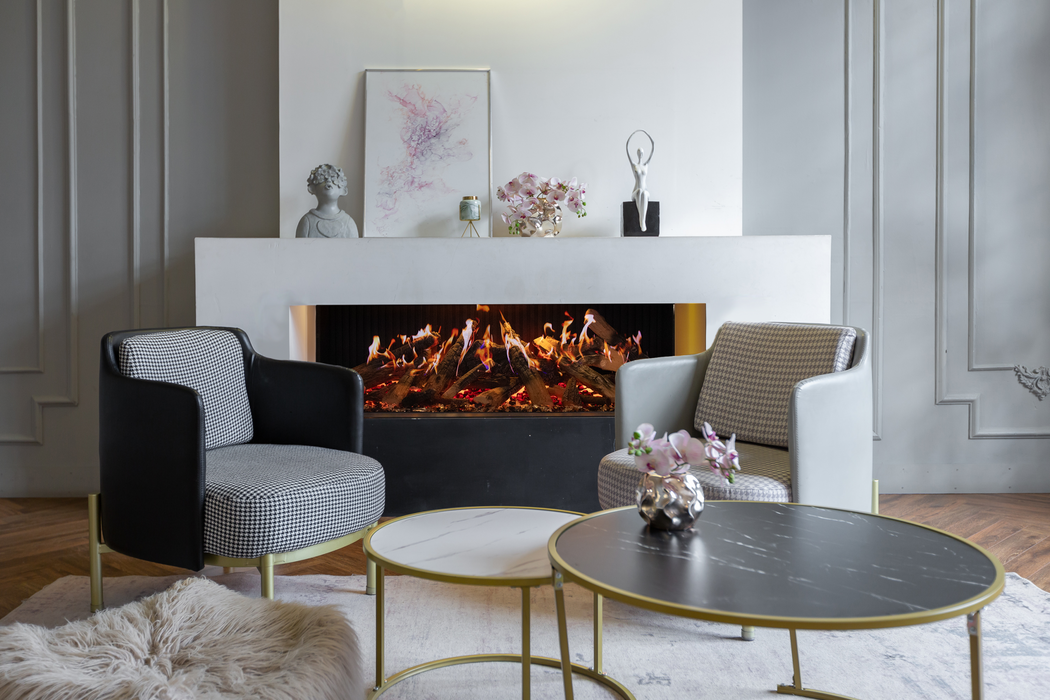 Amantii Signature MultiView Holo Electric Fireplace | 3-Sided Smart Holographic Fireplace