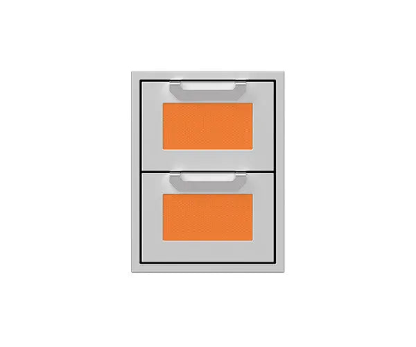 Hestan 16″ Outdoor Double Storage Drawers - AGDR16 Hestan Dreamwood Living