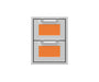 Hestan 16″ Outdoor Double Storage Drawers - AGDR16 Hestan Dreamwood Living