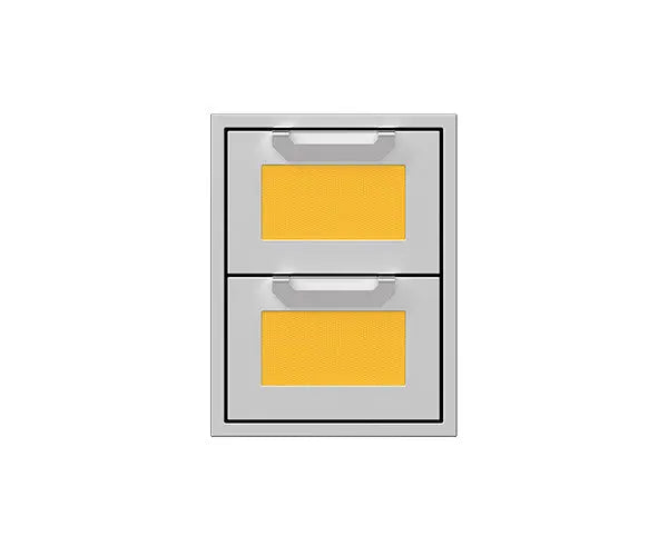 Hestan 16″ Outdoor Double Storage Drawers - AGDR16 Hestan Dreamwood Living