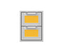 Hestan 16″ Outdoor Double Storage Drawers - AGDR16 Hestan Dreamwood Living