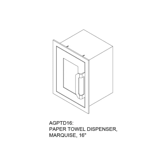 Hestan 16″ Paper Towel Dispenser - AGPTD16 Hestan Dreamwood Living