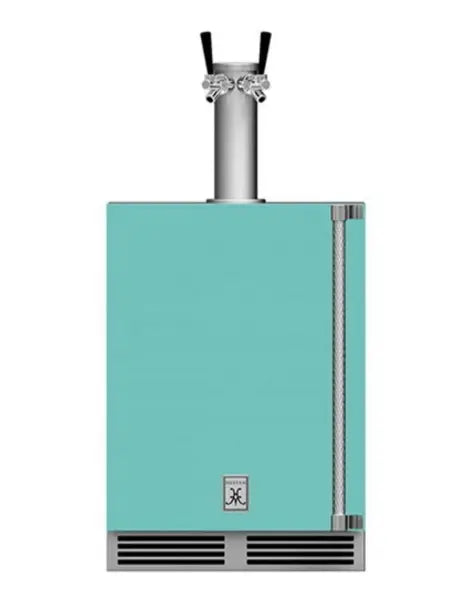 Hestan 24″ Outdoor Double Faucet Beer Dispenser, Solid Door, with Lock – Left or Right Hinge GFDSR242 / GFDSL242 Hestan Dreamwood Living