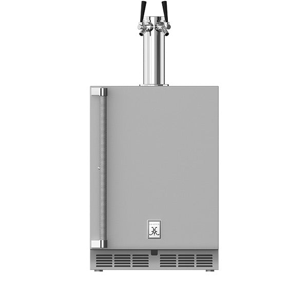 Hestan 24″ Outdoor Double Faucet Beer Dispenser, Solid Door, with Lock – Left or Right Hinge GFDSR242 / GFDSL242 Hestan Dreamwood Living