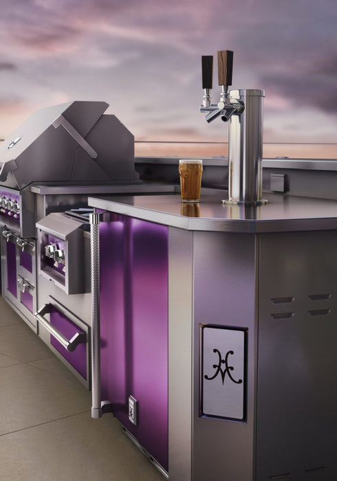 Hestan 24″ Outdoor Double Faucet Beer Dispenser, Solid Door, with Lock – Left or Right Hinge GFDSR242 / GFDSL242 Hestan Dreamwood Living