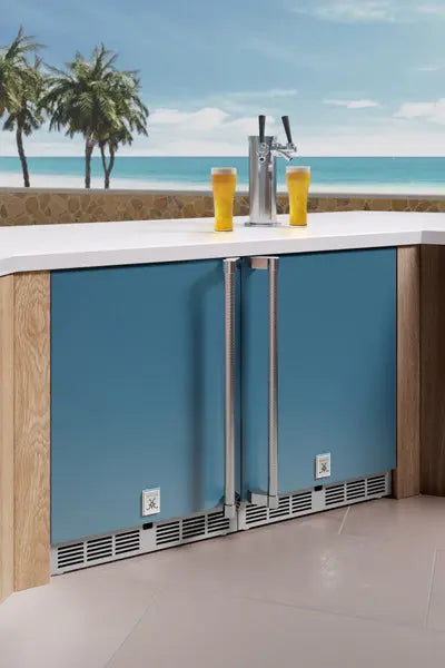 Hestan 24″ Outdoor Double Faucet Beer Dispenser, Solid Door, with Lock – Left or Right Hinge GFDSR242 / GFDSL242 Hestan Dreamwood Living