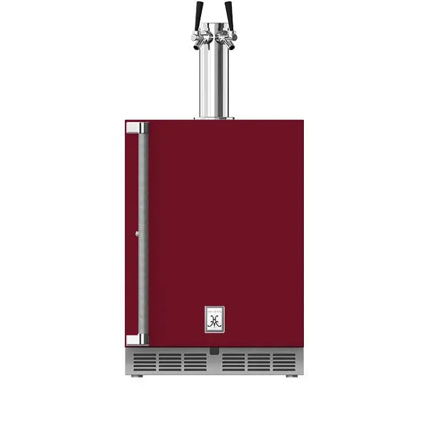 Hestan 24″ Outdoor Double Faucet Beer Dispenser, Solid Door, with Lock – Left or Right Hinge GFDSR242 / GFDSL242 Hestan Dreamwood Living