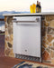 Hestan 24″ Outdoor Refrigerator, Solid Reversible Door, with Lock - ERS24 Hestan Dreamwood Living