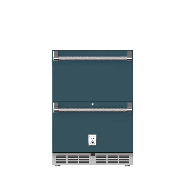 Hestan 24" Refrigerator Drawer (Upper) and Freezer Drawer (Bottom) with Lock - GRFR24 Hestan Dreamwood Living