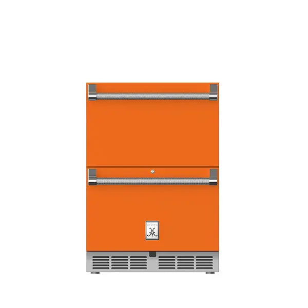 Hestan 24" Refrigerator Drawer (Upper) and Freezer Drawer (Bottom) with Lock - GRFR24 Hestan Dreamwood Living