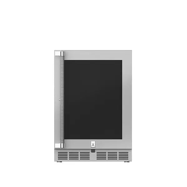 Hestan 24″  Refrigerator, Glass Door, with Lock – Left or Right Hinge GRGR24/ GRGL24 Hestan Dreamwood Living