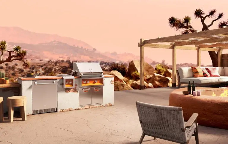 Hestan 30″ Aspire Built-In Grill with Rotisserie (EABR30 / EMBR30) Hestan Dreamwood Living