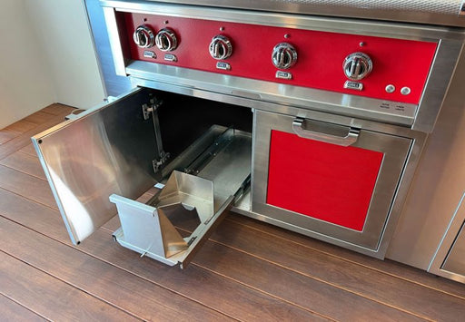 Hestan 30" Double Door Storage Cabinet, Marquise Panels, LP Tank/Trash Slide-Out & Adjustable Shelf – AGSD30 Hestan Dreamwood Living