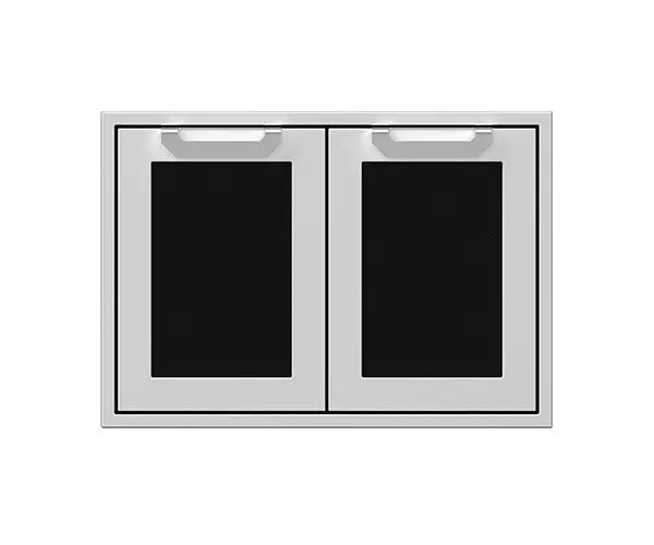 Hestan 30" Double Door Storage Cabinet, Marquise Panels, LP Tank/Trash Slide-Out & Adjustable Shelf – AGSD30 Hestan Dreamwood Living