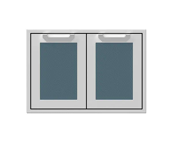 Hestan 30" Double Door Storage Cabinet, Marquise Panels, LP Tank/Trash Slide-Out & Adjustable Shelf – AGSD30 Hestan Dreamwood Living