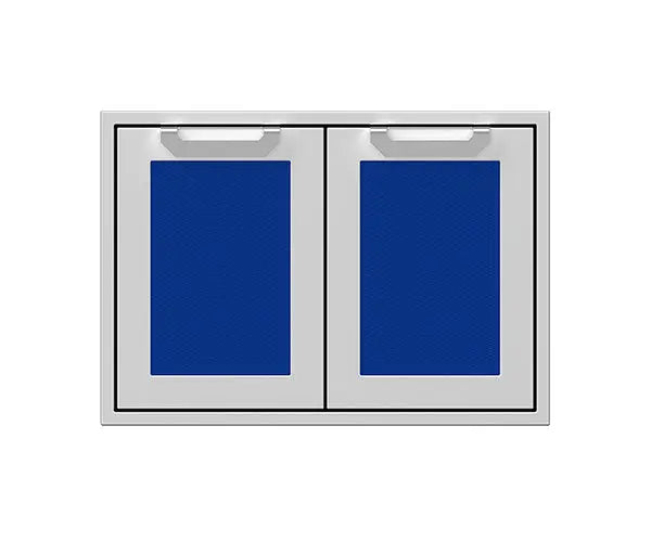 Hestan 30" Double Door Storage Cabinet, Marquise Panels, LP Tank/Trash Slide-Out & Adjustable Shelf – AGSD30 Hestan Dreamwood Living