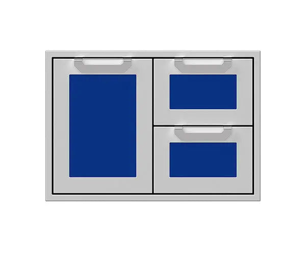 Hestan 30″ Marquise Double Drawer & Storage Door Combo – AGSDR30 Hestan Dreamwood Living