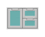 Hestan 30″ Marquise Double Drawer & Storage Door Combo – AGSDR30 Hestan Dreamwood Living