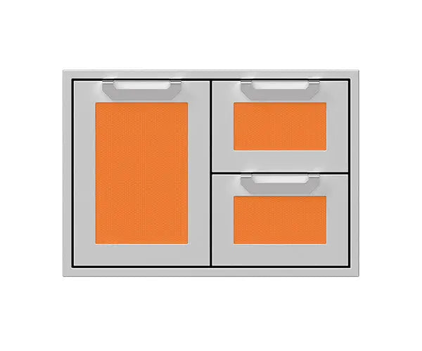 Hestan 30″ Marquise Double Drawer & Storage Door Combo – AGSDR30 Hestan Dreamwood Living