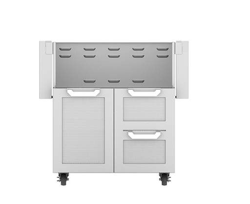 Hestan 30″ Outdoor Tower Cart with Double Drawer and Door Cart - GCR30 Hestan Dreamwood Living