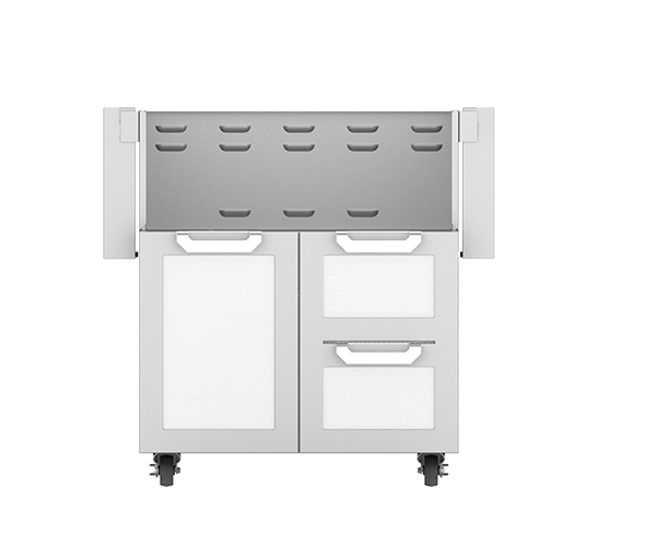 Hestan 30″ Outdoor Tower Cart with Double Drawer and Door Cart - GCR30 Hestan Dreamwood Living