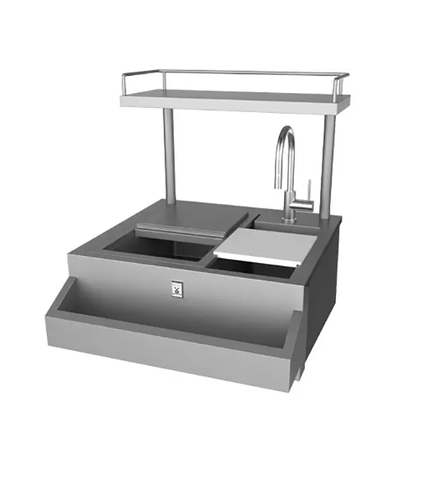 Hestan 30" Refreshment Center with High Shelf - GRCHS30 Hestan Dreamwood Living