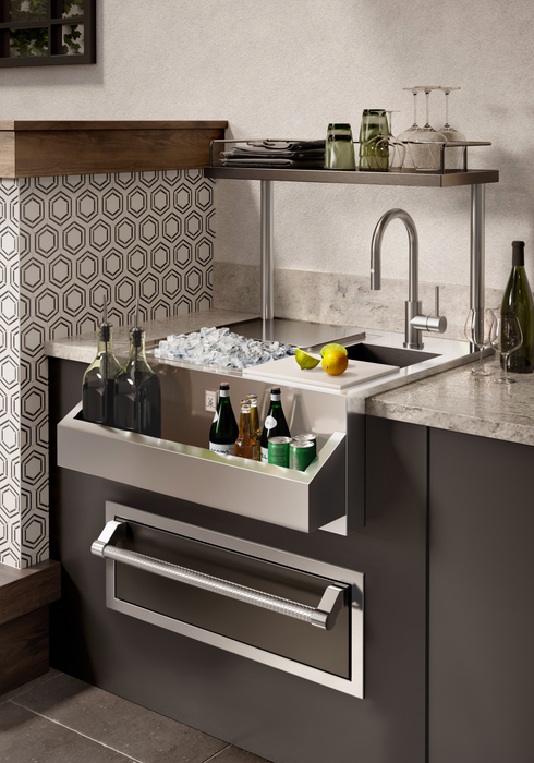 Hestan 30" Refreshment Center with High Shelf - GRCHS30 Hestan Dreamwood Living