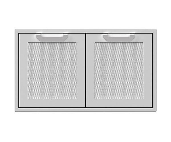 Hestan 36" Double Door Storage Cabinet, Marquise Panels, LP Tank/Trash Slide-Out & Adjustable Shelf – AGSD36 Hestan Dreamwood Living