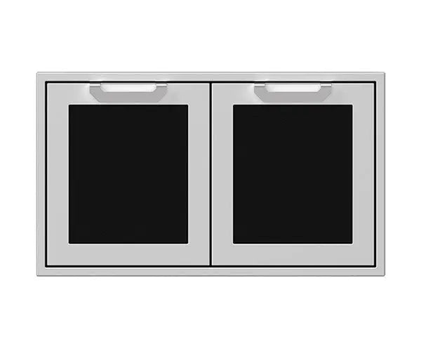 Hestan 36" Double Door Storage Cabinet, Marquise Panels, LP Tank/Trash Slide-Out & Adjustable Shelf – AGSD36 Hestan Dreamwood Living
