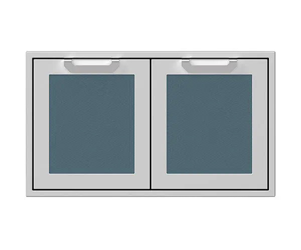 Hestan 36" Double Door Storage Cabinet, Marquise Panels, LP Tank/Trash Slide-Out & Adjustable Shelf – AGSD36 Hestan Dreamwood Living