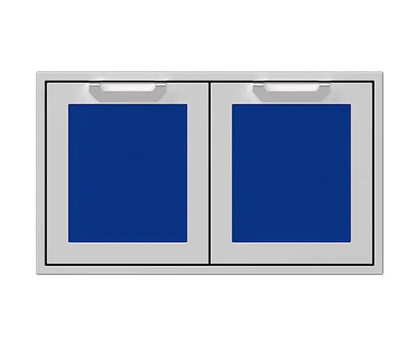 Hestan 36" Double Door Storage Cabinet, Marquise Panels, LP Tank/Trash Slide-Out & Adjustable Shelf – AGSD36 Hestan Dreamwood Living