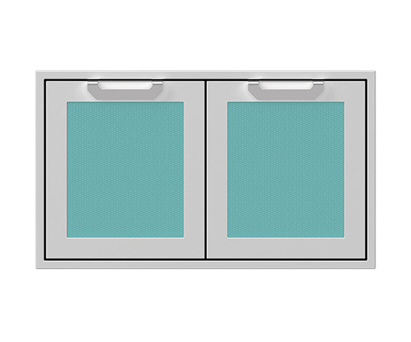 Hestan 36" Double Door Storage Cabinet, Marquise Panels, LP Tank/Trash Slide-Out & Adjustable Shelf – AGSD36 Hestan Dreamwood Living