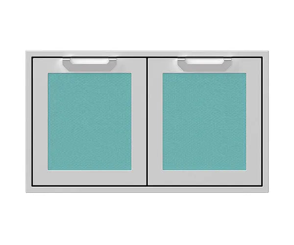 Hestan 36" Double Door Storage Cabinet, Marquise Panels, LP Tank/Trash Slide-Out & Adjustable Shelf – AGSD36 Hestan Dreamwood Living