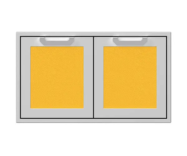 Hestan 36" Double Door Storage Cabinet, Marquise Panels, LP Tank/Trash Slide-Out & Adjustable Shelf – AGSD36 Hestan Dreamwood Living