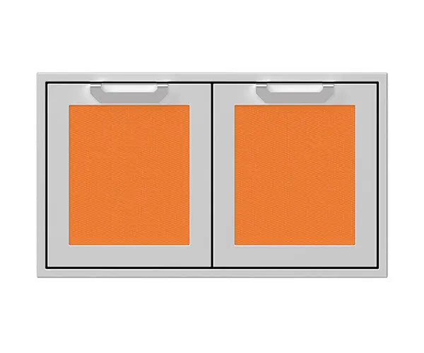 Hestan 36" Double Door Storage Cabinet, Marquise Panels, LP Tank/Trash Slide-Out & Adjustable Shelf – AGSD36 Hestan Dreamwood Living