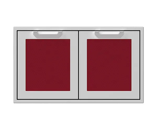 Hestan 36" Double Door Storage Cabinet, Marquise Panels, LP Tank/Trash Slide-Out & Adjustable Shelf – AGSD36 Hestan Dreamwood Living