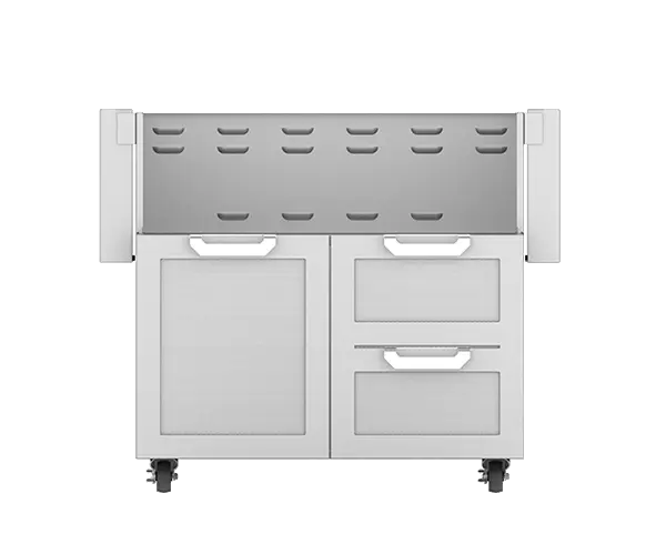 Hestan 36″ Double Drawer and Door Cart - GCR36 Hestan Dreamwood Living