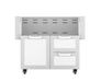 Hestan 36″ Double Drawer and Door Cart - GCR36 Hestan Dreamwood Living