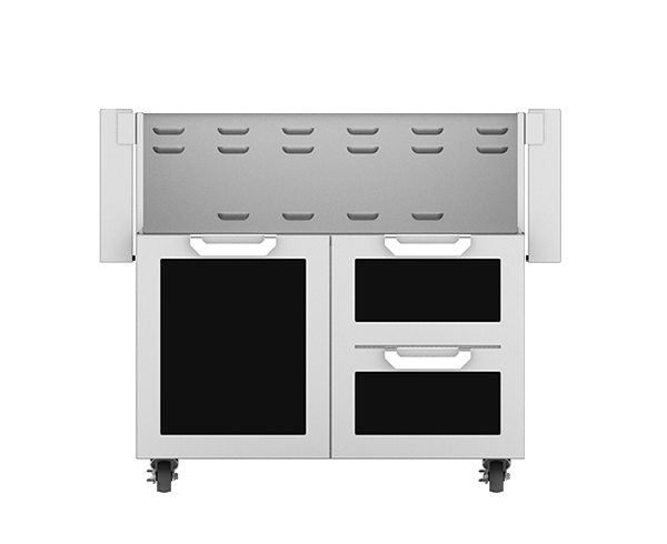 Hestan 36″ Double Drawer and Door Cart - GCR36 Hestan Dreamwood Living