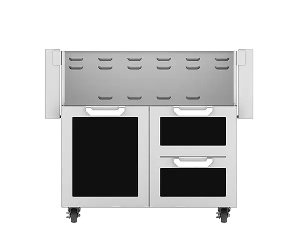 Hestan 36″ Double Drawer and Door Cart - GCR36 Hestan Dreamwood Living