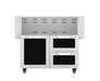 Hestan 36″ Double Drawer and Door Cart - GCR36 Hestan Dreamwood Living