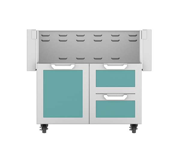 Hestan 36″ Double Drawer and Door Cart - GCR36 Hestan Dreamwood Living