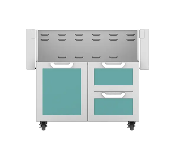 Hestan 36″ Double Drawer and Door Cart - GCR36 Hestan Dreamwood Living