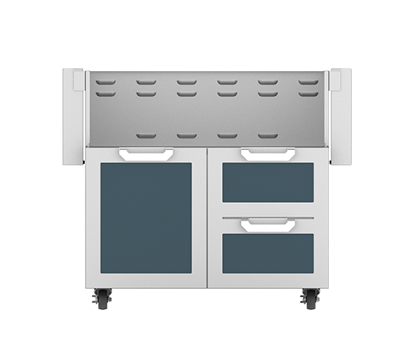 Hestan 36″ Double Drawer and Door Cart - GCR36 Hestan Dreamwood Living