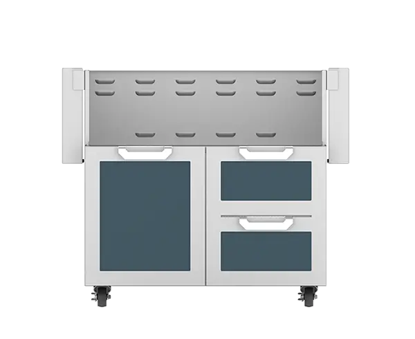 Hestan 36″ Double Drawer and Door Cart - GCR36 Hestan Dreamwood Living
